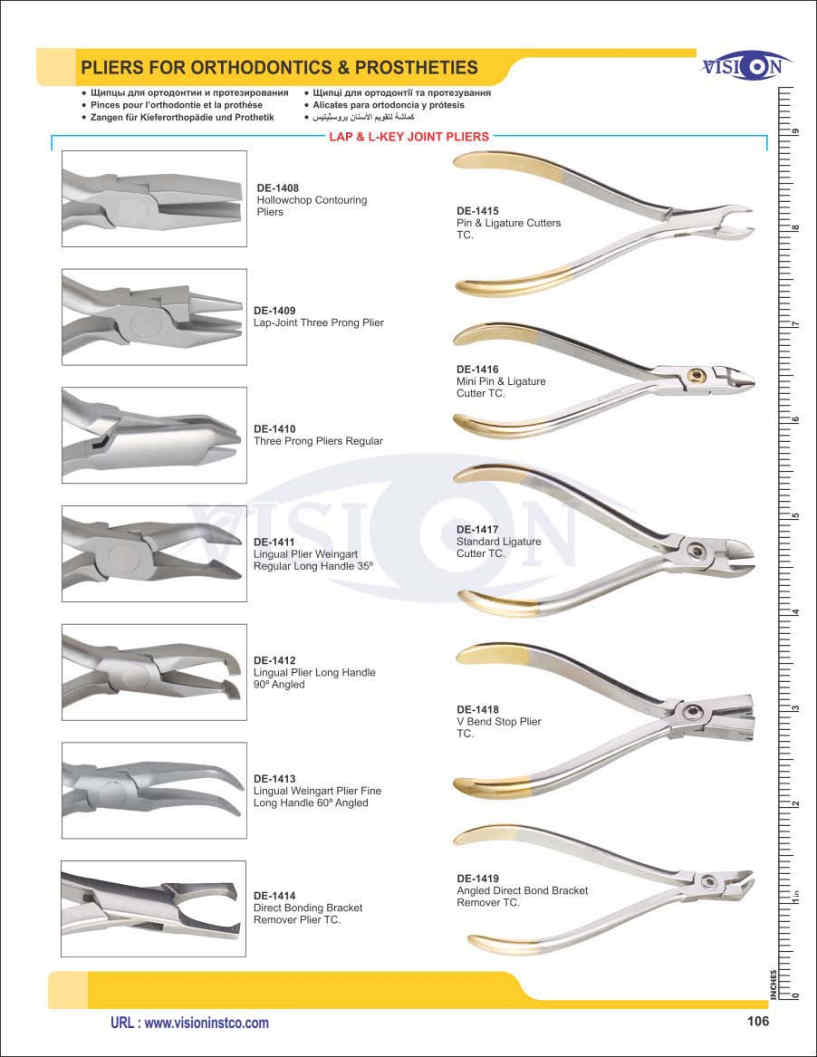 Vision Instruments Company Instruments